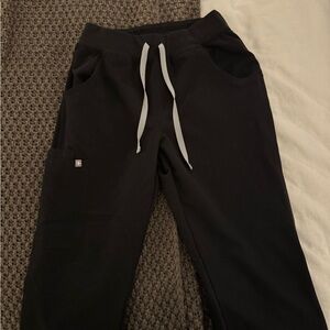 Figs Black Kade cargo scrub pants